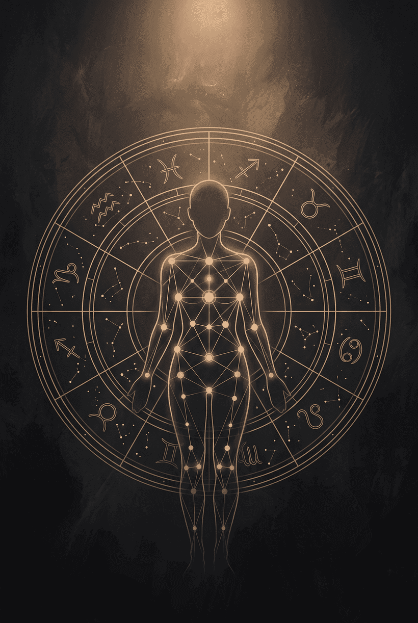 Natal chart + Human Design